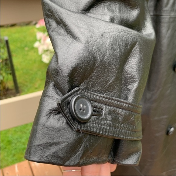 📌 NWOT Vintage Wilson’s Leather Trench Coat - Picture 2 of 9